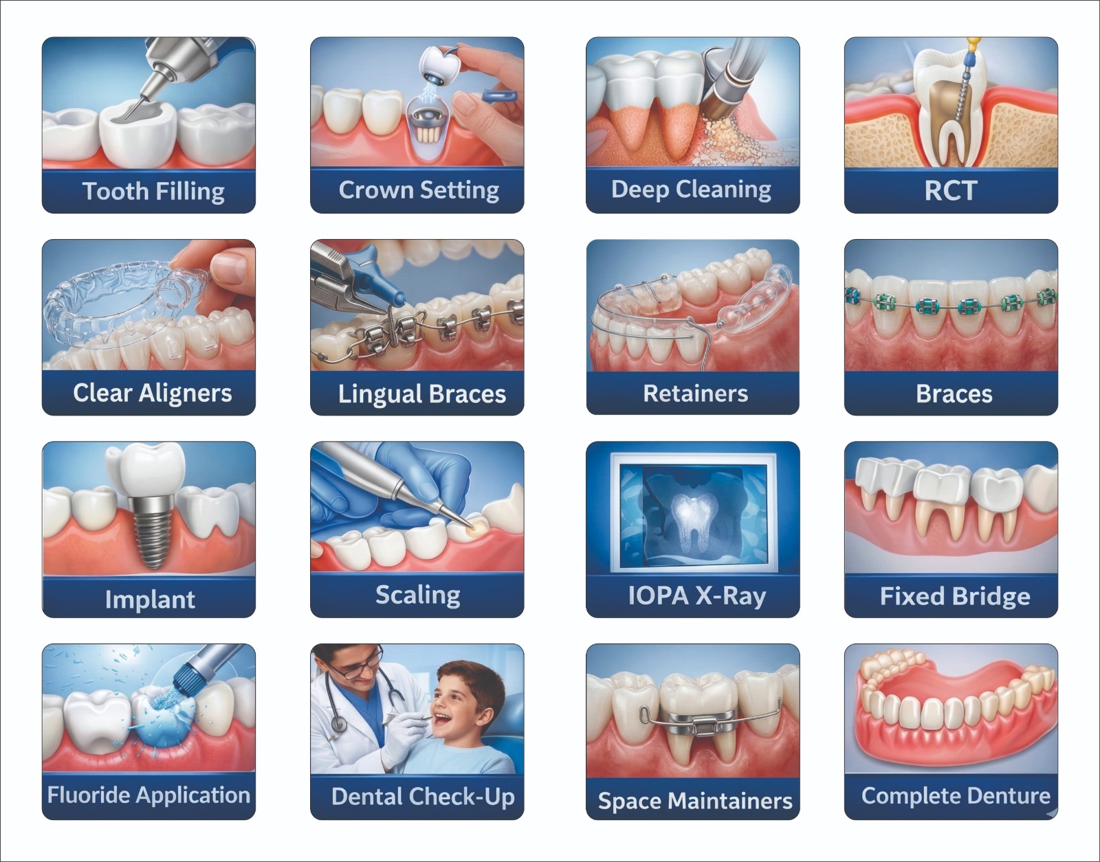 MedDens Dental Services — Tooth Filling, Crown, RCT, Braces, Implant, Scaling, X-Ray, Dentures and more